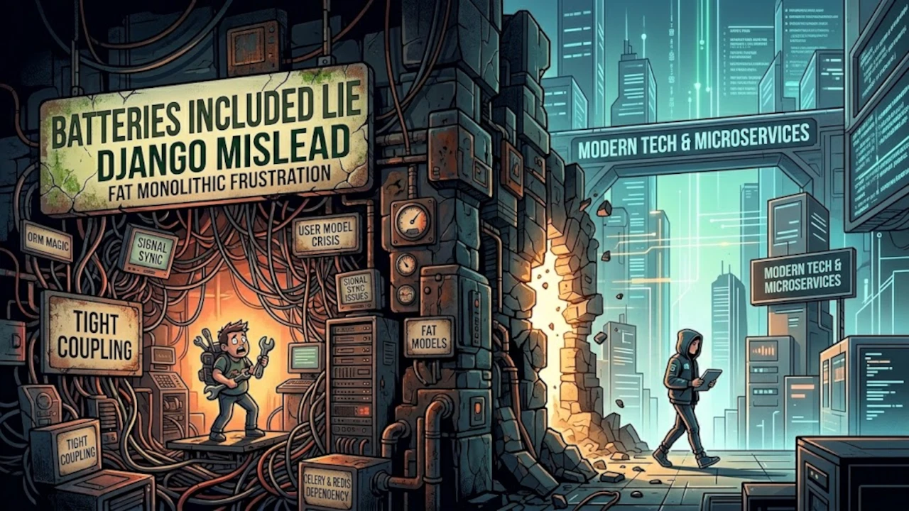 The Batteries Included Lie: Why One Django Project Was Enough