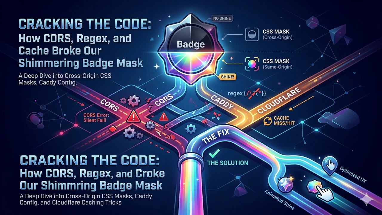 Why Did CSS Mask Fail on Cross-Origin? — The CORS, Caddy, and Cloudflare Trifecta