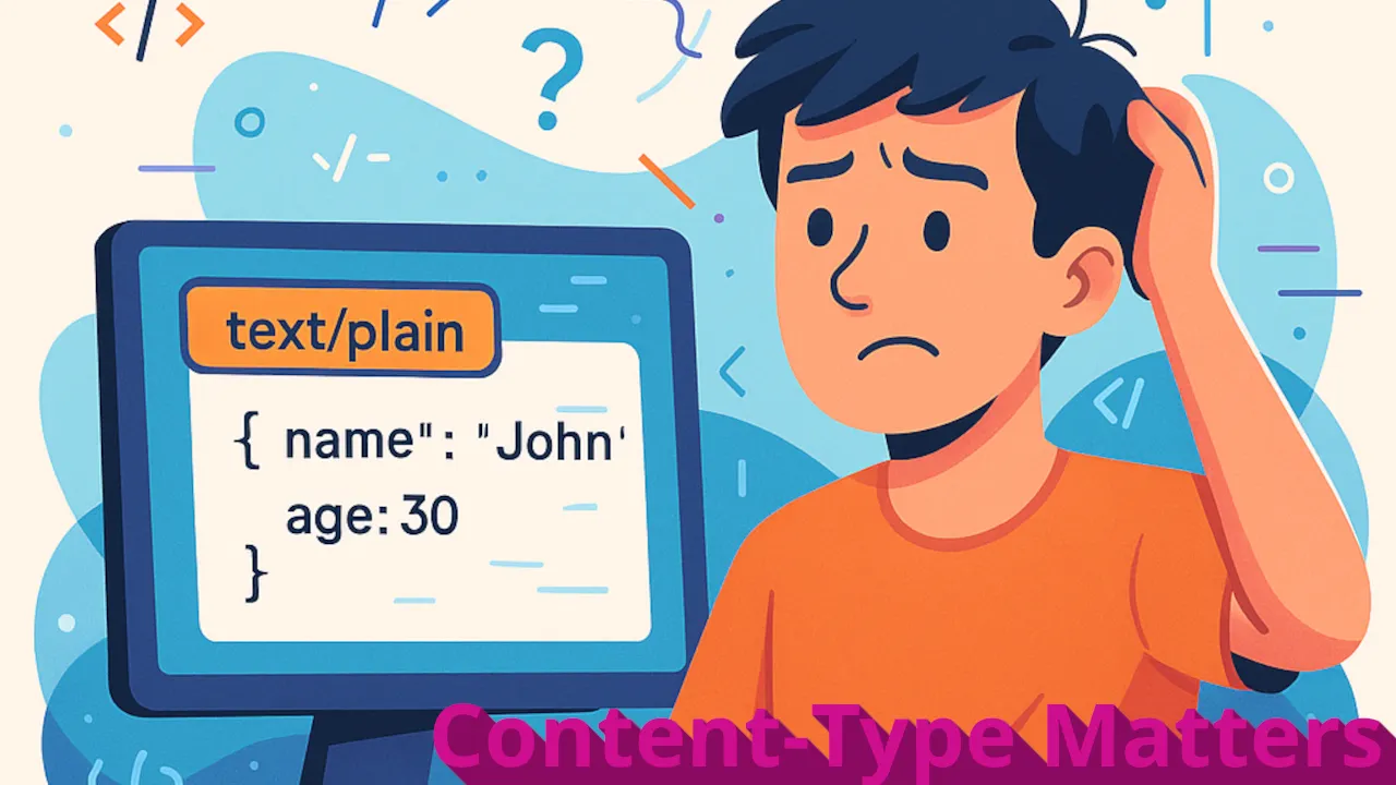 JSON Sent as text/plain