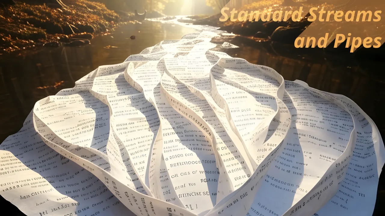 Standard Streams (stdin, stdout, stderr) & Pipes ( | )